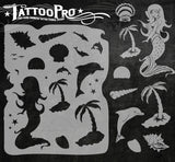 MERMAID - Tattoo Pro Stencils