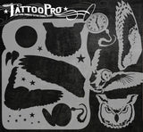 OWLS - Tattoo Pro Stencils