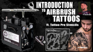 ONLINE WORKSHOP #1 - Introduction to Airbrush Tattoos ft. Tattoo Pro Stencils  - Tattoo Pro Stencils