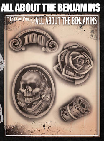 All About the Benjamins - Tattoo Pro Stencils