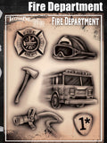 Fire Department - Tattoo Pro Stencils