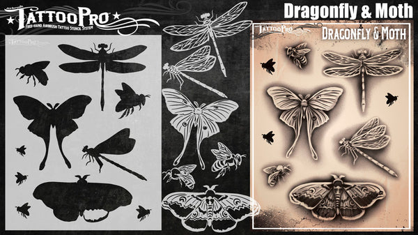 dragonfly tattoo stencil printable