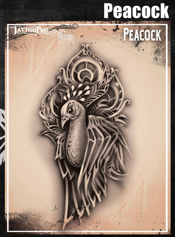 Peacock - Tattoo Pro Stencils