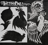 Peacock - Tattoo Pro Stencils
