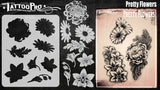 Pretty Flowers - Tattoo Pro Stencils