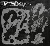 CHINESE DRAGON - Tattoo Pro Stencils