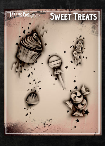 SWEET TREATS - Tattoo Pro Stencils
