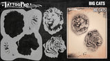 BIG CATS - Tattoo Pro Stencils