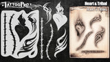 Heart & Tribal - Tattoo Pro Stencils