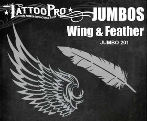 Tattoo Pro JUMBOS - Wing & Feather