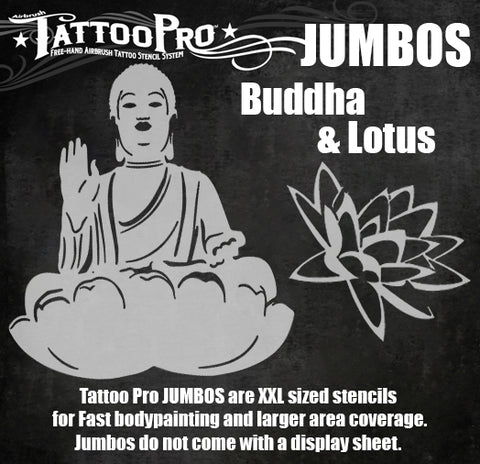 Tattoo Pro JUMBOS - Buddha & Lotus