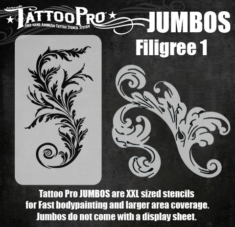 Tattoo Pro JUMBOS - Filigree 1