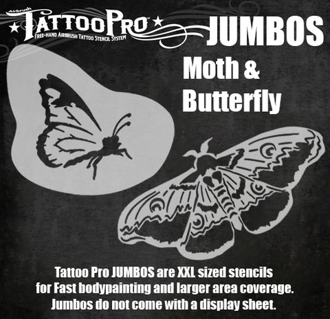 Tattoo Pro JUMBOS - Moth & Butterfly