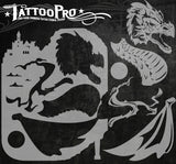MEDIEVAL DRAGON - Tattoo Pro Stencils