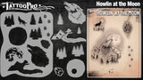 HOWLIN’ AT THE MOON - Tattoo Pro Stencils