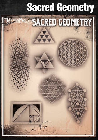 SACRED GEOMETRY - Tattoo Pro Stencils