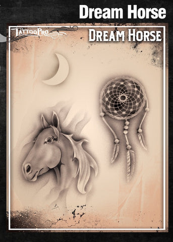 DREAM HORSE - Tattoo Pro Stencils