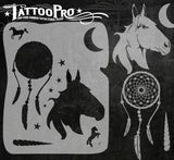 DREAM HORSE - Tattoo Pro Stencils