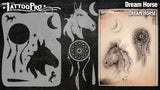 DREAM HORSE - Tattoo Pro Stencils