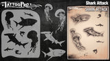 SHARK ATTACK - Tattoo Pro Stencils