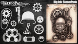 Big Ink: Steampunk - Tattoo Pro Stencils