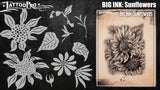 Big Ink: Sunflowers - Tattoo Pro Stencils