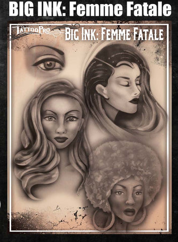Big Ink: Femme Fatale - Tattoo Pro Stencils
