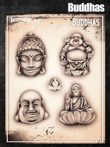 Buddah - Tattoo Pro Stencils