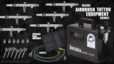 DELUXE AIRBRUSH EQUIPMENT BUNDLE - Tattoo Pro Stencils