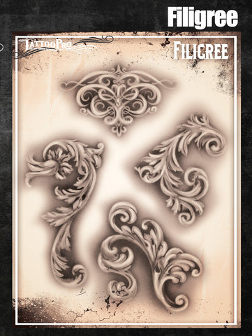 Filigree & Flair - Tattoo Pro Stencils
