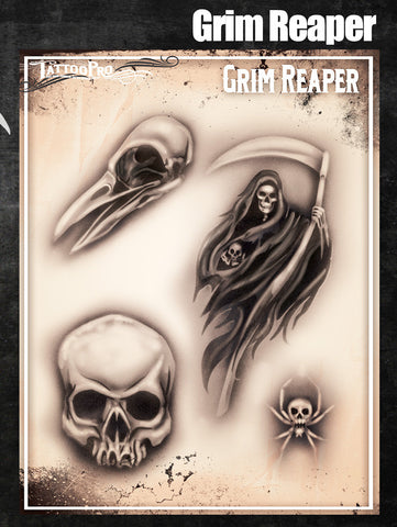 Grim Reaper - Tattoo Pro Stencils