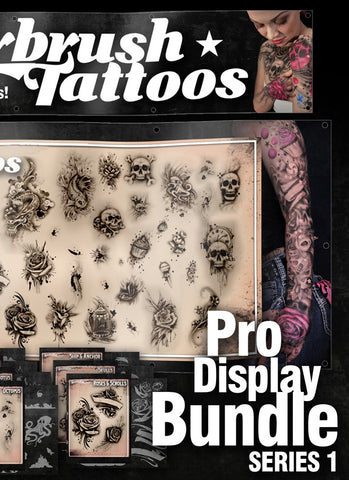 DESIGN SERIES 1 DISPLAY BANNER - Tattoo Pro Stencils