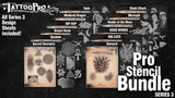 PRO STENCIL BUNDLE : SERIES 3 - Tattoo Pro Stencils