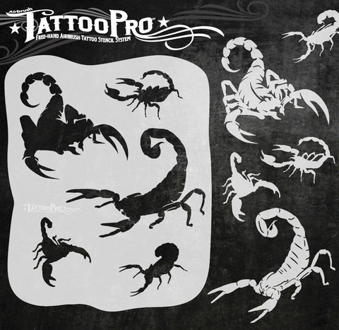 scorpion tattoo stencil