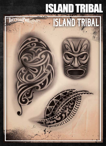 Island Tribal - Tattoo Pro Stencils
