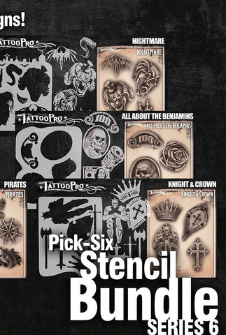 Pick Six: Series 6 - Tattoo Pro Stencils