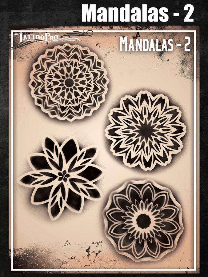 Arteza Mandala Stencils, 12pcs Each - 2 Pack