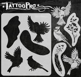 Birds of a Feather - Tattoo Pro Stencils