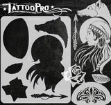 Gypsy Girl - Tattoo Pro Stencils