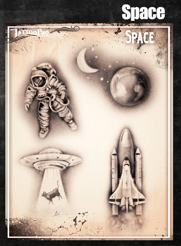 Space - Tattoo Pro Stencils