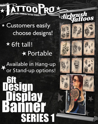 STAND UP BANNER SERIES 1 - Tattoo Pro Stencils