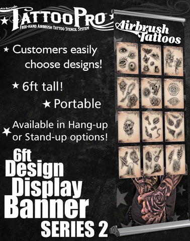 STAND UP BANNER SERIES 2 - Tattoo Pro Stencils