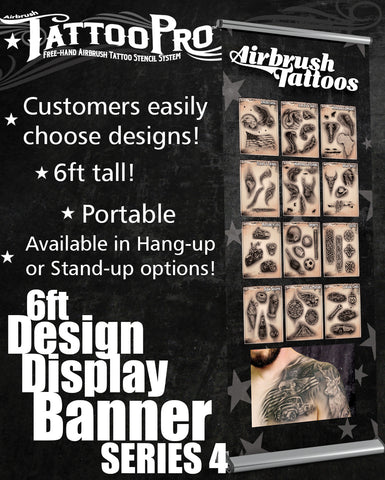 STAND UP BANNER SERIES 4 - Tattoo Pro Stencils