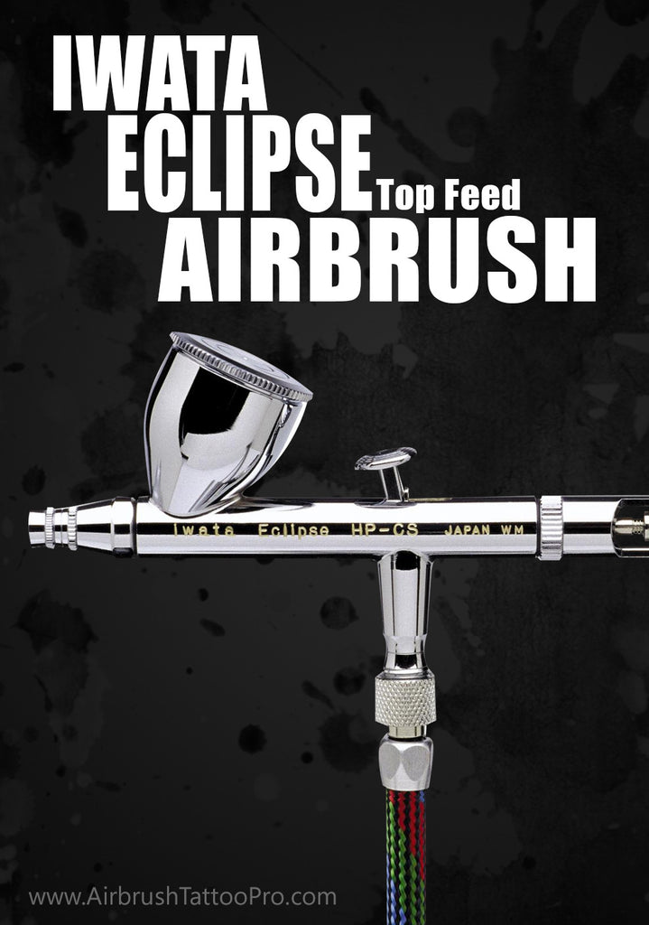 Iwata Eclipse BCS Airbrush For Face Body Painting And Airbrush