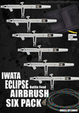 IWATA AIRBRUSHES 6 PACK - Tattoo Pro Stencils