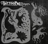 KOI & LOTUS - Tattoo Pro Stencils