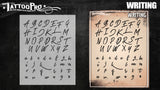 Writing Font - Tattoo Pro Stencils