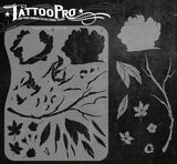 FLOWER & LEAF - Tattoo Pro Stencils