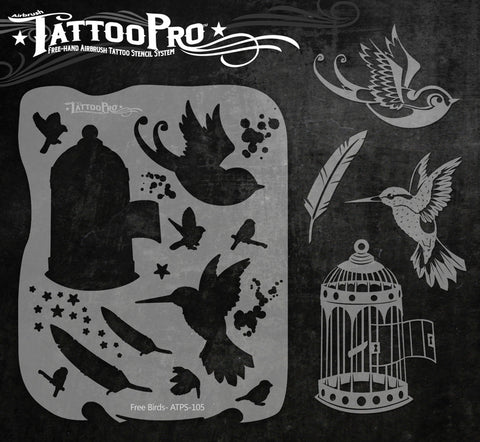 FREE BIRDS – Tattoo Pro Stencils