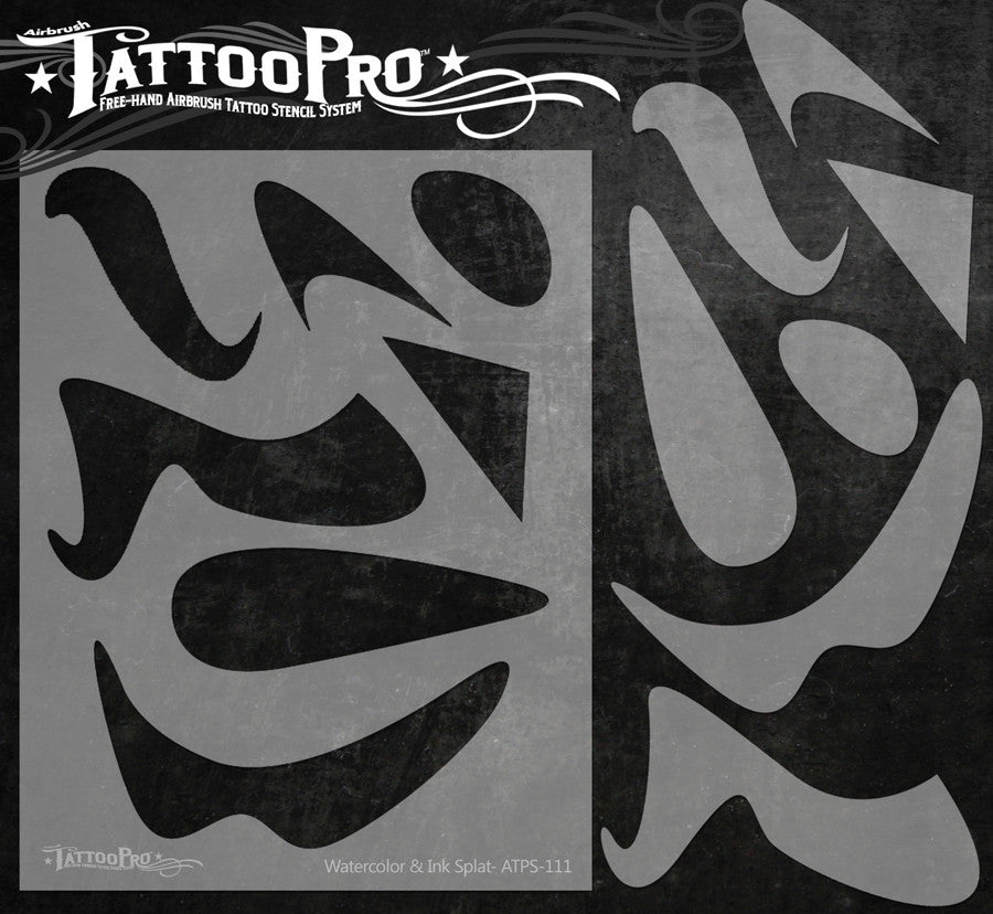 Amazon.com: Tattoo Pro Airbrush Stencil Series 1 - Sweet Treats, Mylar  Airbrush Tattoo Template, Reusable Face Paint Stencil : Beauty & Personal  Care
